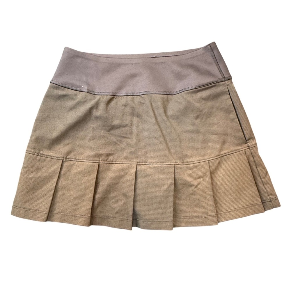 Puma Golf Skort Womens XS Olive Green Pleated Active Tennis Skirt 577947-01